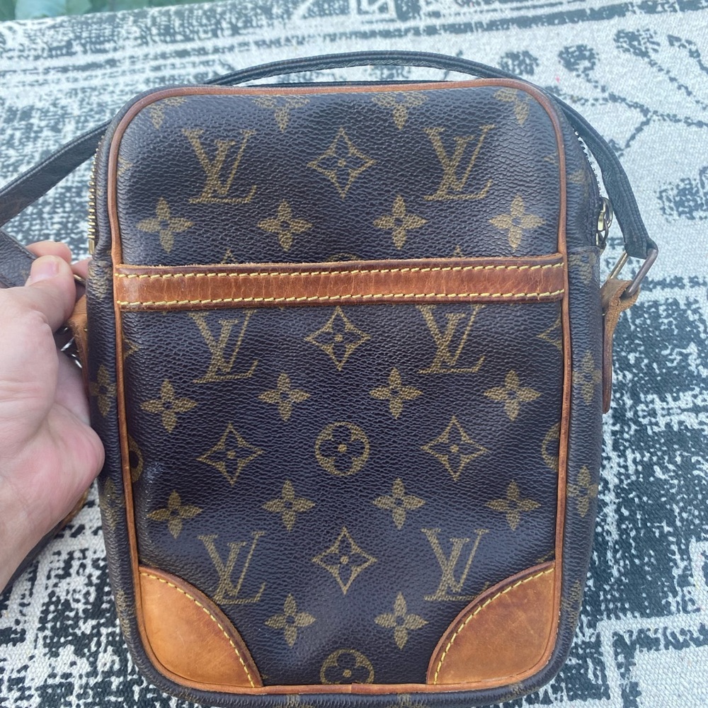 Louis Vuitton LV Shoulder Bag Danube Brown Monogram